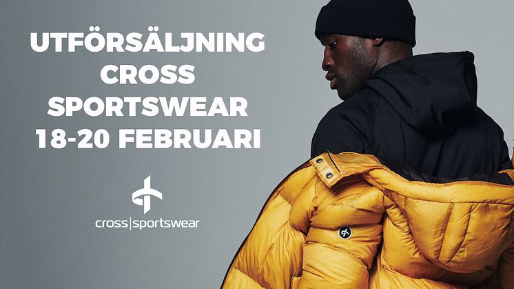 Cross Sportswear Utförsäljning 18-20 februari 