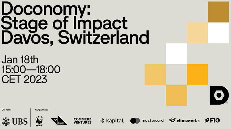 Doconomy creates Stage of Impact in Davos during World Economic Forum