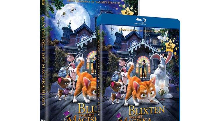 Massor av magi i spektakulära BLIXTEN OCH DET MAGISKA HUSET som släpps på DVD och Blu-ray 11 maj!