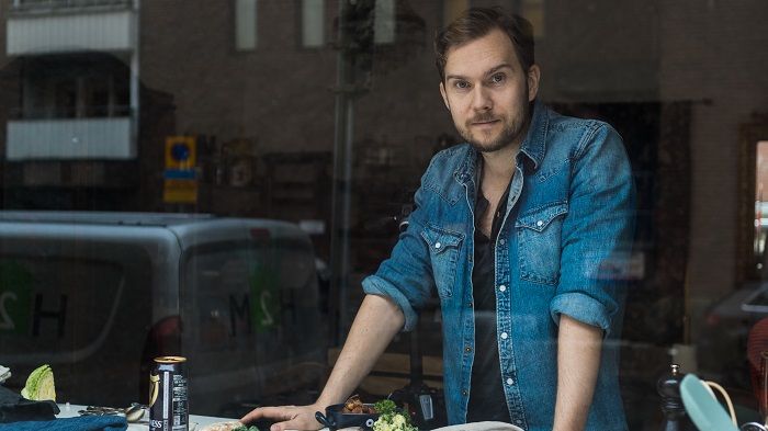 Gustav "Jävligt Gott" Johansson, influencer and cookbook author. Photo: Maria Cruseman