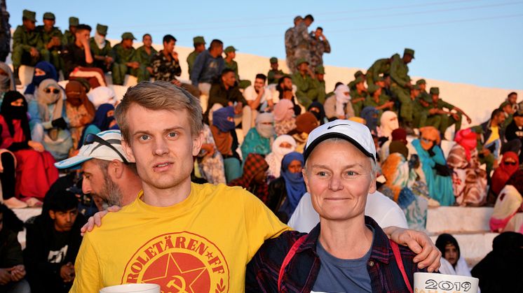 Svenskar uppmärksammar Västsahara genom löpning