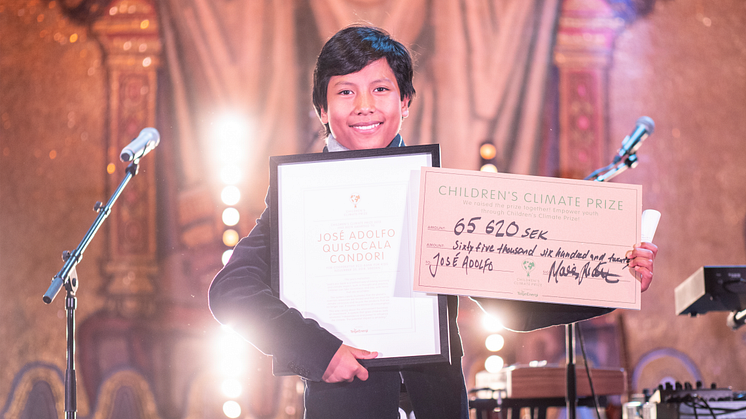 Eco-bank initiative wins the Children’s Climate Prize 2018