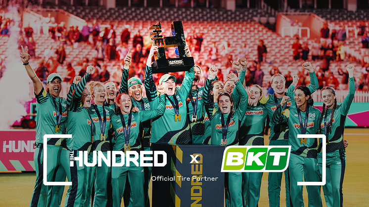 The Hundred and BKT Tires become official partners