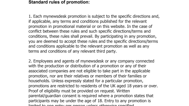 Standard rules of promotion