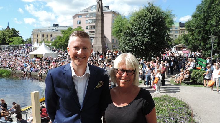 Andreas Liljesson och Kersti Thelin Ringqvist - pristagare Pedagogiskt pris 2015