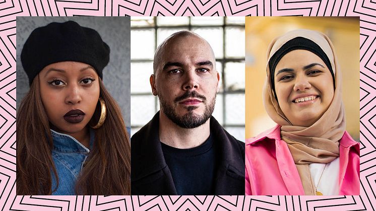 Warsan Shire, Nicolas Lunabba och Nora Khalil till Angereds bokmässa