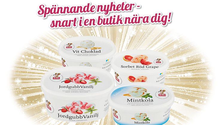 Snart i butik - Säsongens smaker från SIA Glass!