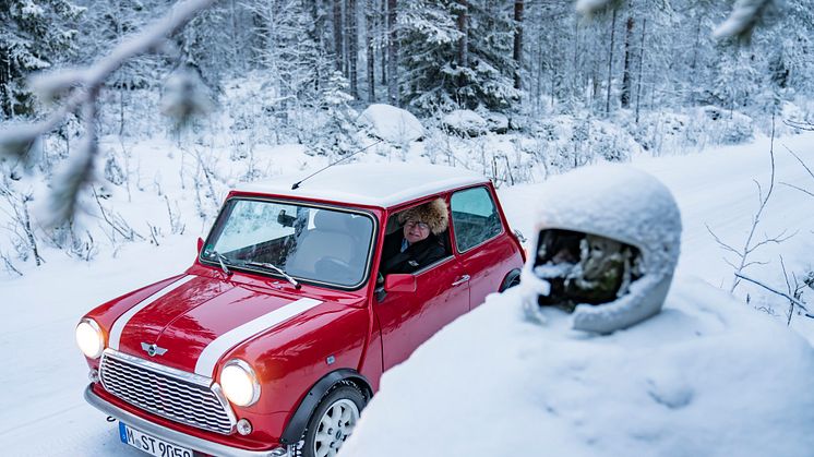 MINI juleeventyr med rallylegenden Rauno Aaltonen