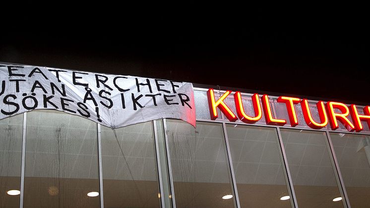 Extrainsatt kulturdebatt om scenkonstens roll