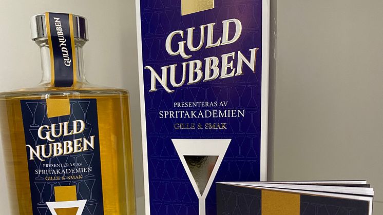 GULDNUBBEN - en limiterad och modern svensk premiumsnaps skapad av Spritakademien 
