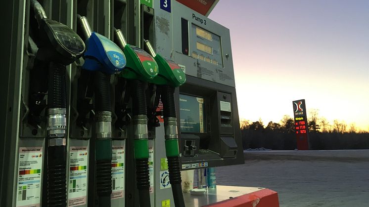 Considerable penetration of new eco-labels on Swedish fuel pumps