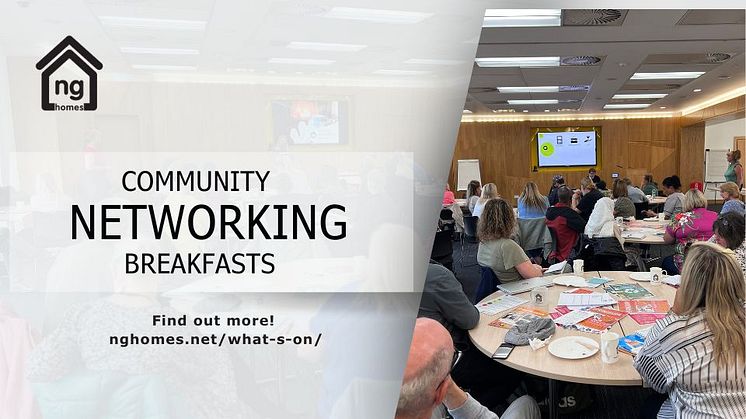Connecting with support and resources at ng homes' Community Networking Breakfasts