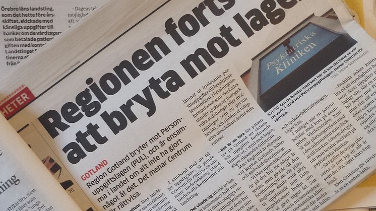 Regionerna Gotland och Kronoberg lovar sluta bryta mot lagen