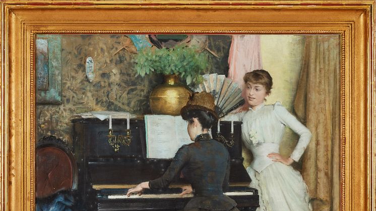 "Vid pianot" av Robert Thegerström 