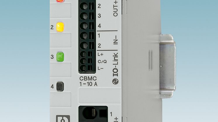 24VDC justerbar säkring med IO-Link från Phoenix Contact CBMC
