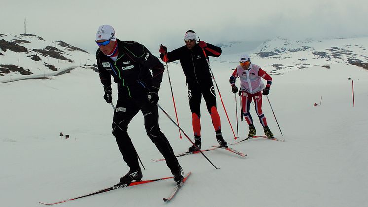 Pressetreff med landslagsutøverne på Sognefjellet