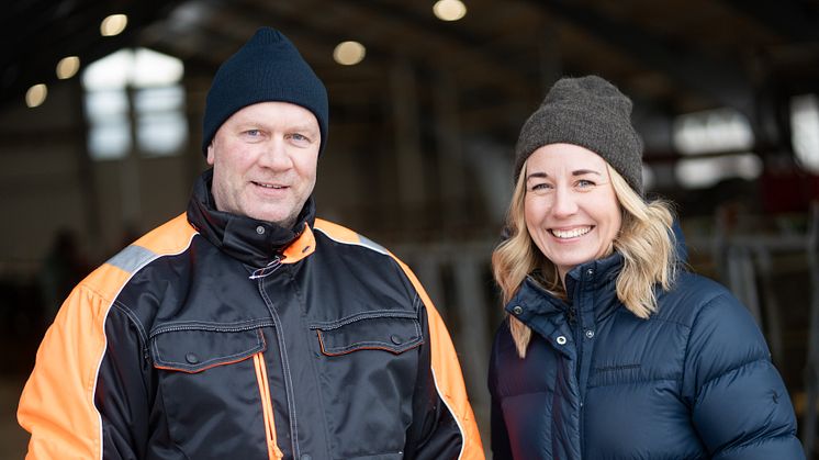 Göran Olofsson och Stina Printz