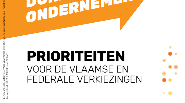 Verkiezingsmemorandum Voka West-Vlaanderen 