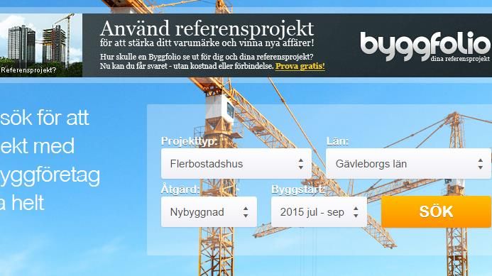 Nya Byggsok.se lanserad! Ökat värde för Sverige Byggers marknadsföringskunder.
