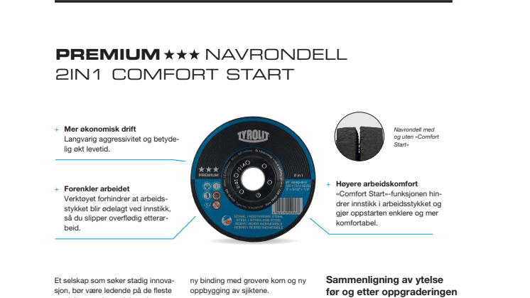 Produktinfo Navrondell Comfort start