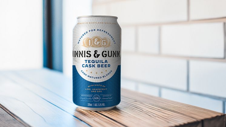 Innis & Gunns Tequila Cask – Blonde Ale lagrad på tequilafat i tillfälligt släpp på Systembolaget.