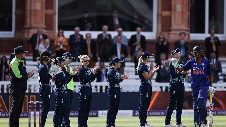 Jhulan Goswami made her final ODI appearance. Photo: Getty Images/ECB