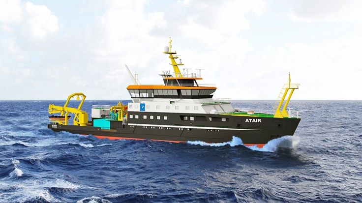 KONGSBERG chosen to deliver unique technical solution for new research vessel, Atair II