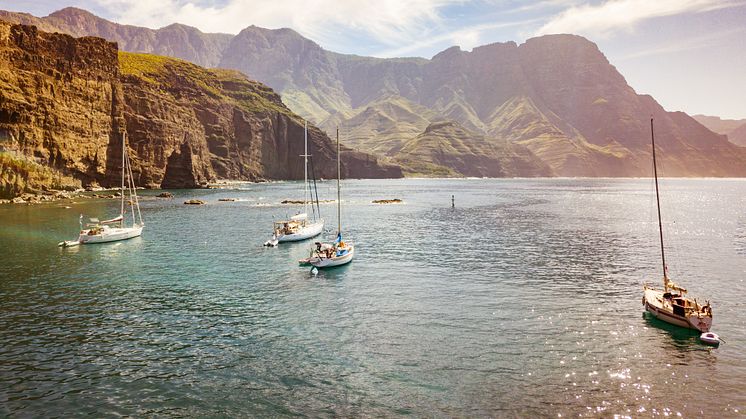 Gran Canaria är bara en av de kanariska öar som bjuder på fantastisk segling, även under vintertid. Foto: The Canary Islands Tourism.