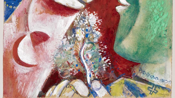 Marc Chagall: Ich und mein Dorf. ©Kunstmuseum Basel / Martin P.- Bühler. Credits: Kunstmuseum Basel- Geschenk Frau Trix Dürst-Haass, Muttenz.