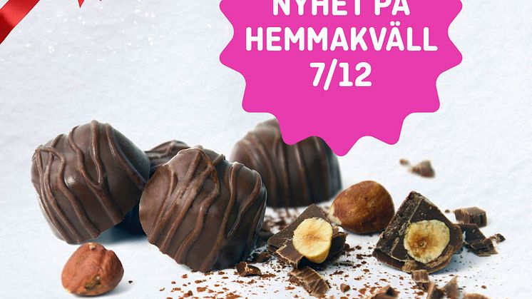 Trippelnöt, klassikern choklad och tre nötter i ny tappning, hos Hemmakväll i lösvikt from 7/12