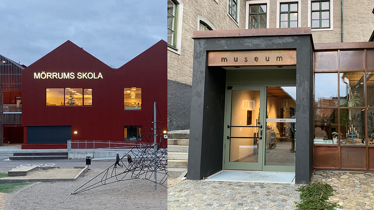 Mörrums skola och Karlshamns museums nya entré är nominerade till Stadsbyggnadspriset 2023. På måndag får vi veta vem som vinner!