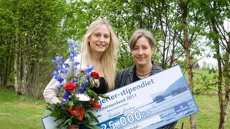 Jonna Jinton vann Norrmejerier-stipendiet 