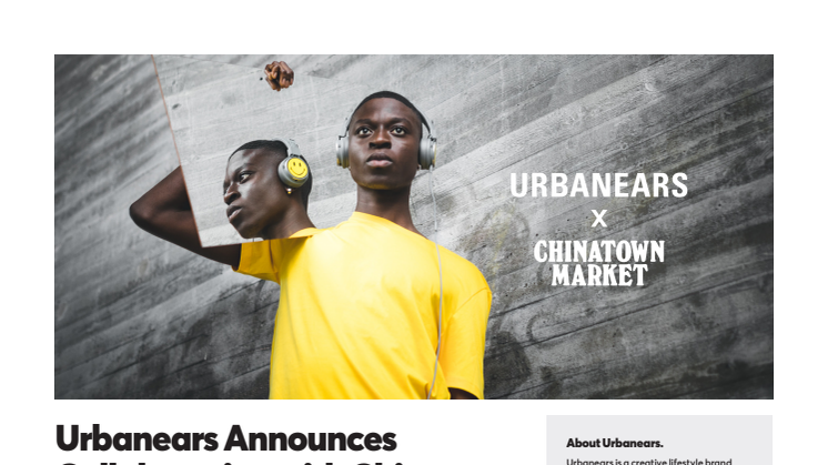 Urbanears Announces Collaboration with Chinatown Market, Exclusive to Urban Outfitters