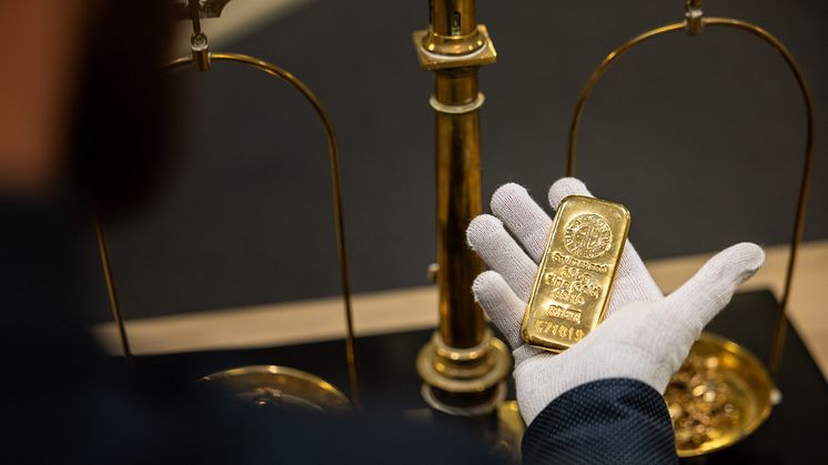 Uro i banksektoren vil sende guldprisen mod topniveau før tid