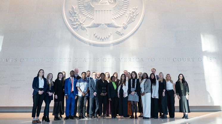Northumbria students were the first to complete a new intensive programme offered by ACCESS: Policy, providing an insight into addressing emerging global challenges through policy making. Photo Credit: U.S. Embassy London