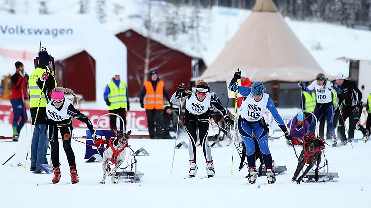 En av många dramatiska starter under under SM-veckan 2016                                Foto: Ulf Gustafsson