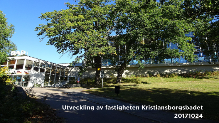 Ritningsförslag till utveckling av Kristiansborgsbadet