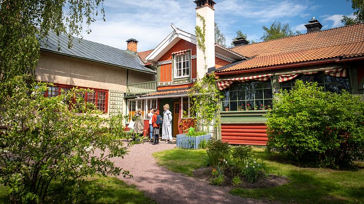 Carl Larsson-gården i Sundborn, ett av Dalarnas mest attraktiva kulturbesöksmål. Foto: Anna Holm/Visit Dalarna