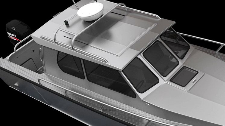 Här byggs aluminiumbåten Alukin SCR 850 i 3D