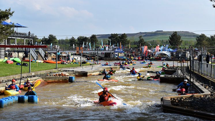 XXL-Paddelfestival im Kanupark Markkleeberg - Foto: Kanupark Markkleeberg