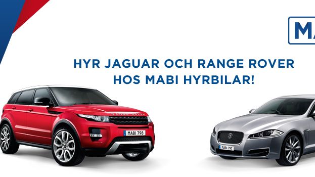 Jaguar och Land Rover hos Mabi Hyrbilar