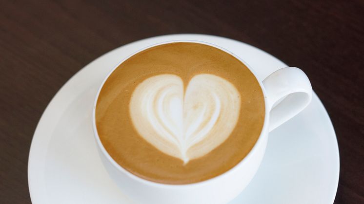 How to make a coffee heart