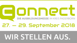 Wir sind bei der Ausbildungsmesse connect dabei!