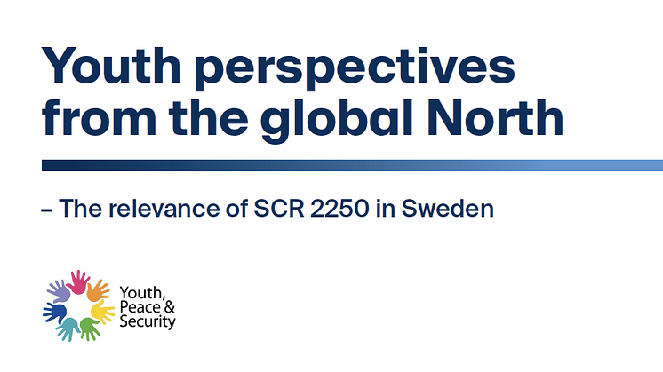  Ny rapport om ungas perspektiv på fred och säkerhet