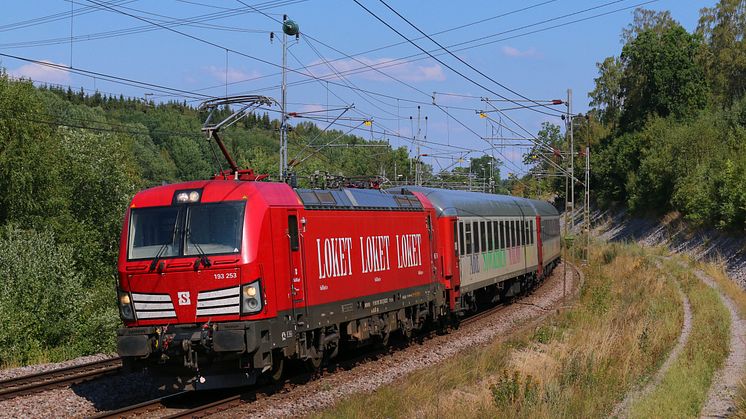 Snälltåget startar egen anslutningsbuss från Jönköping