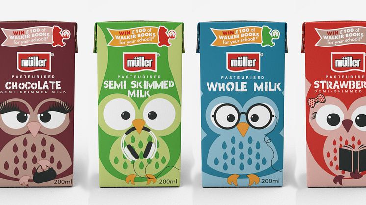 Müller Milk & Ingredients link up with Walker Books to offer prize draw for school books