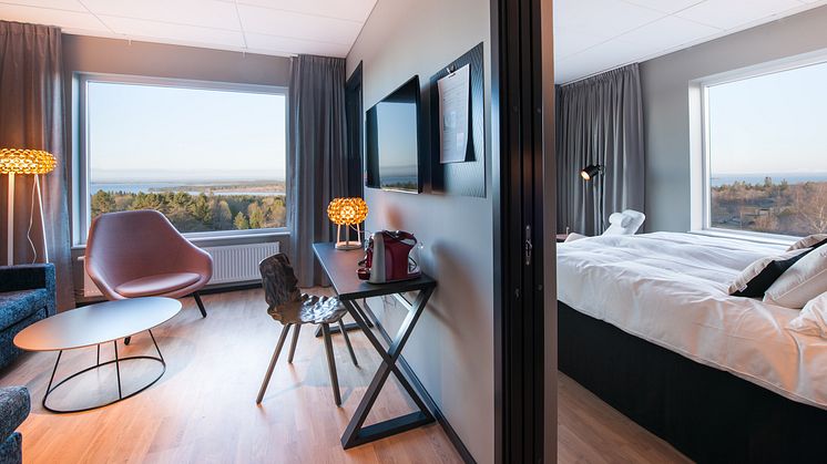 Quality Hotel & Resort Frösö Park med utsikt över fjällen