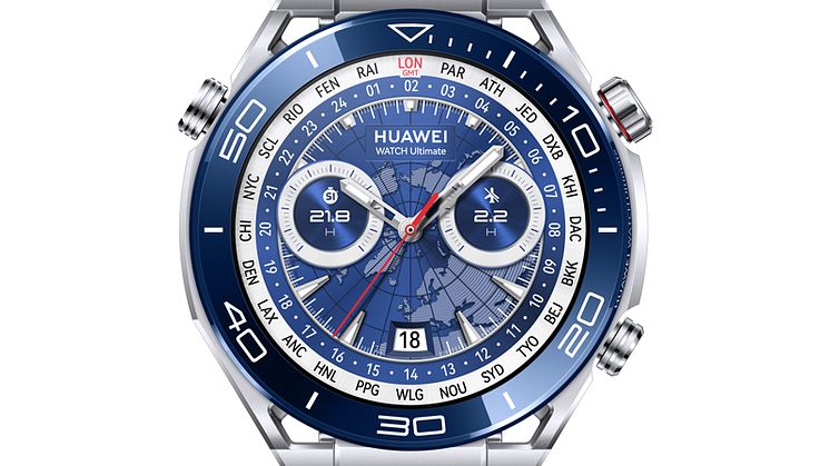 Huawei Watch Ultimate_Blue_Front