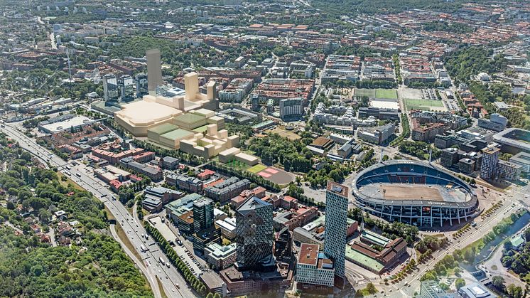 Samråd om program för del av evenemangsområdet inom stadsdelen Heden är ett av ärendena på stadsbyggnadsnämnden den 21 maj. 