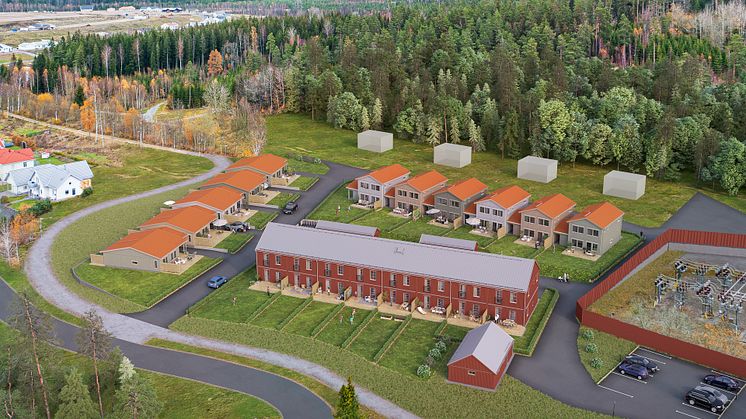 Säljstart för radhus och kedjehus i Nya Mellangården